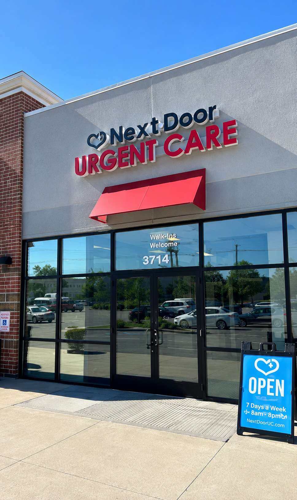 NextDoor Urgent Care clinic exterior Mayfield Road South Euclid Ohio