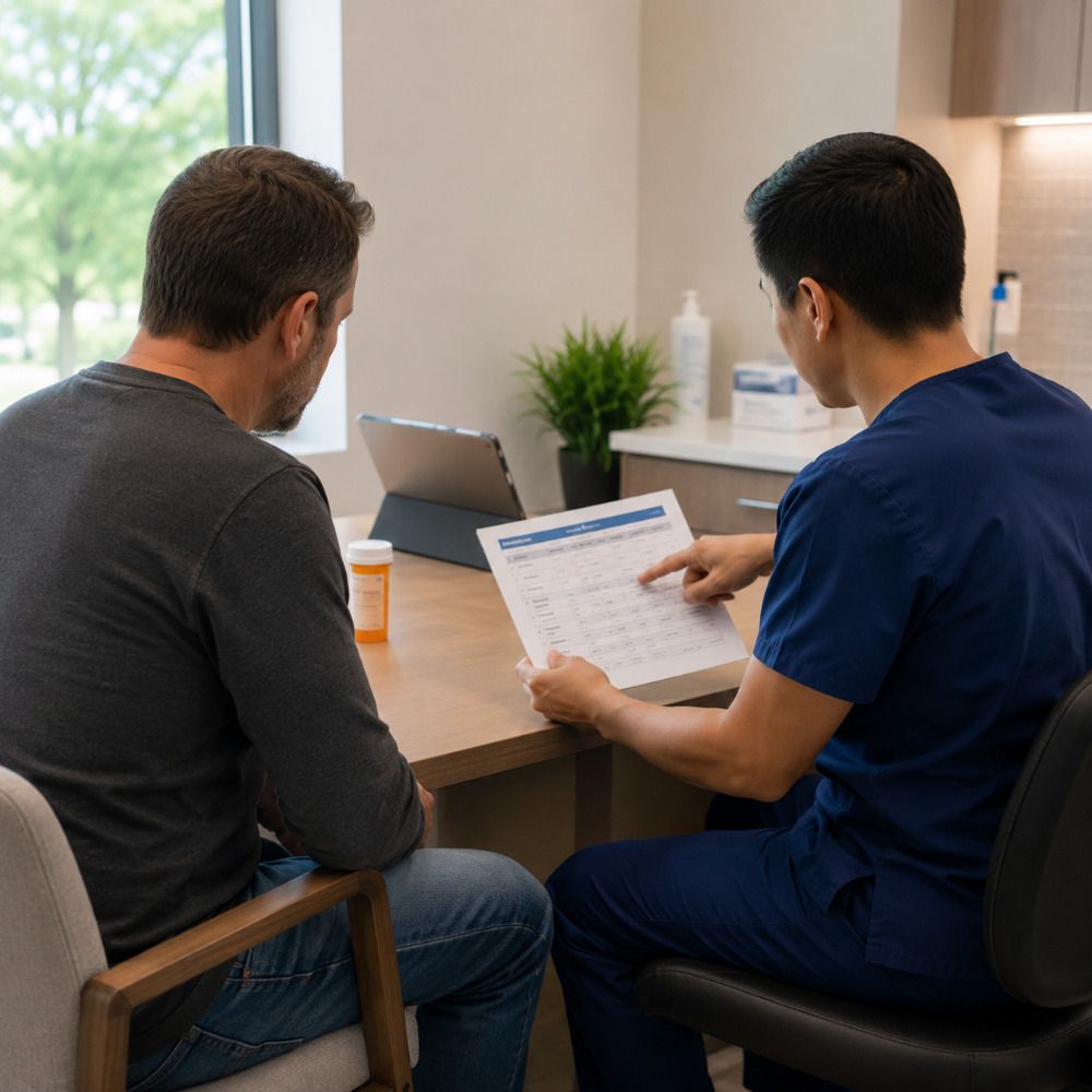 Bridge prescription refill between primary care appointments in South Euclid Ohio.