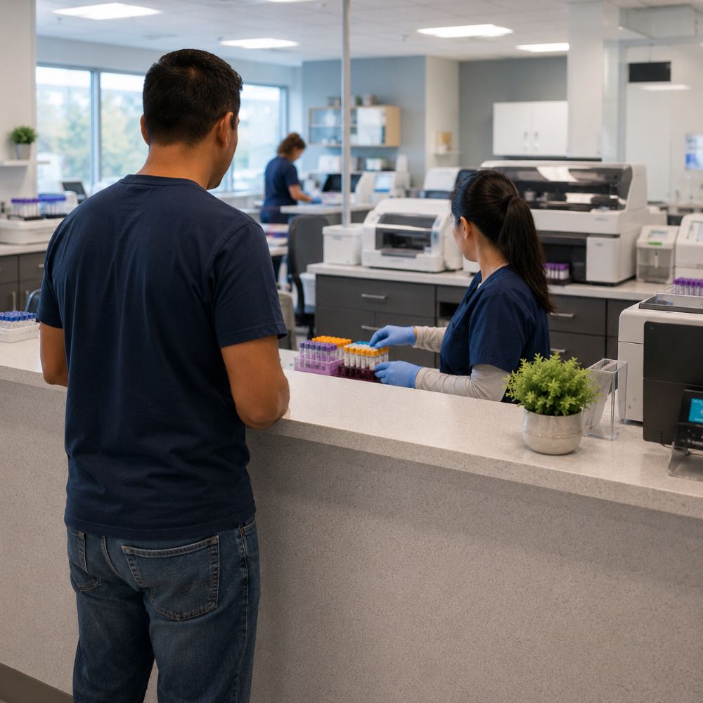 Walk-in lab testing physicals and blood draws in South Euclid Ohio.