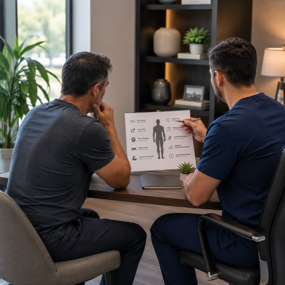 Low testosterone symptoms evaluation in South Euclid Ohio.