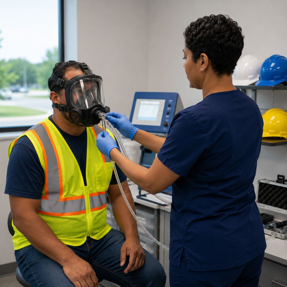 Respirator fit testing and OSHA compliance in South Euclid Ohio.