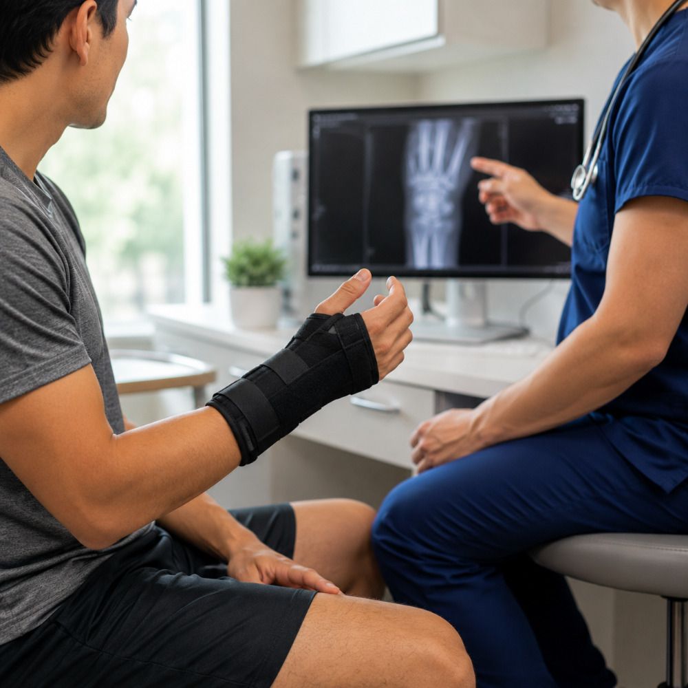Same-day minor fracture evaluation at urgent care in South Euclid Ohio.